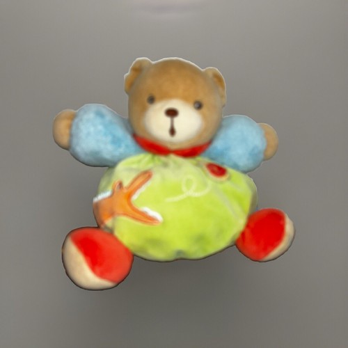 Doudou kaloo ours bleu - , vert
