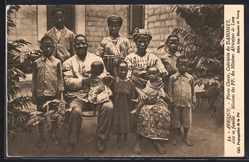 Cpa dahomey pierre claver - cpa, dahomey,