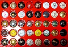 lettre C: 40 capsules de champagne avec plateau OFFERT !