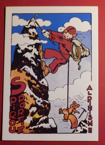 Jijé carte postale spirou - jijé;,