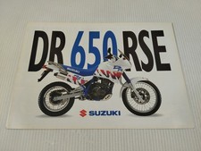 Suzuki DR 650 RSE de 1992 Prospectus Catalogue Brochure Moto