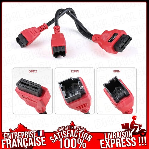 Câble diagnostic 8 pin - cÂble,