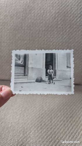 Photo ancienne snapshot enfant - ancienne,