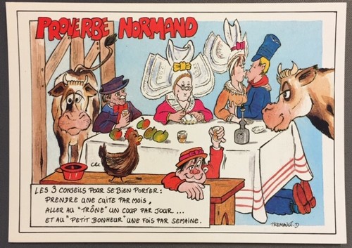 Carte postale humoristique - postale,