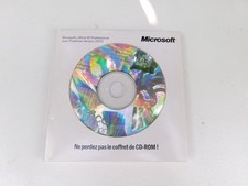 3 CD Microsoft WINDOWS Office XP Pro w/ Publisher 2002  avec Licence