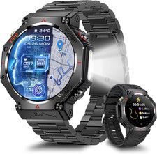 Montre Connectée Homme, Smartwatch Avec GPS Intégré Appels Bluetooth Et Écran HD