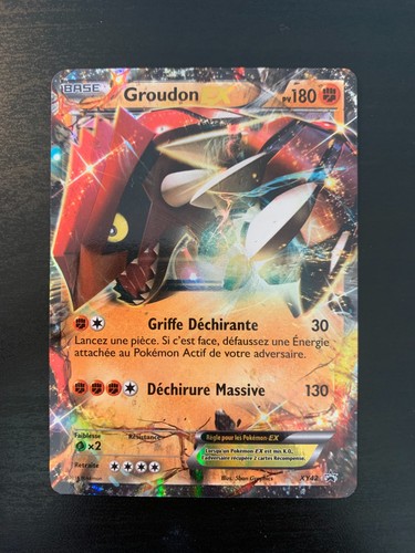 Carte pokémon groudon ex - carte,