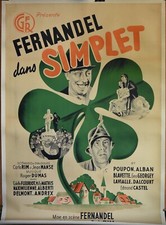FERNANDEL 1942  SIMPLET