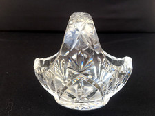 PETIT PANIER VIDE POCHE EN CRISTAL VINTAGE