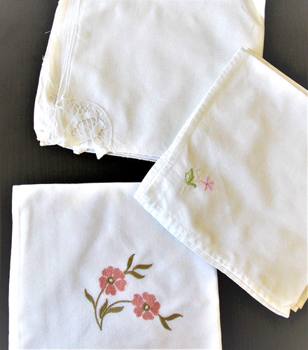Serviettes table brodees - serviettes,