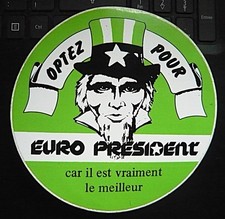 Autocollant stickers euro - cb,