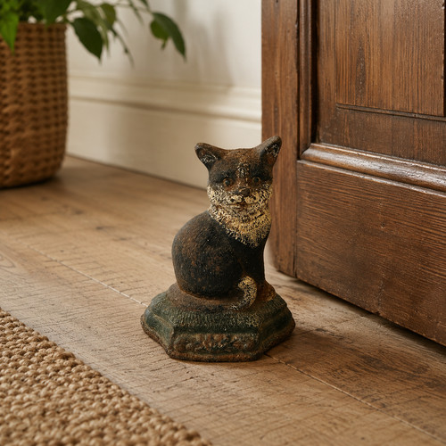 Buttoir porte chat fonte - de, en