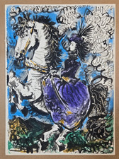 Lithographie couleur d'après