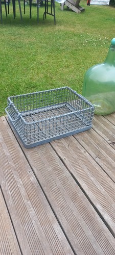 Ancien panier galva inoxydable - ancien,