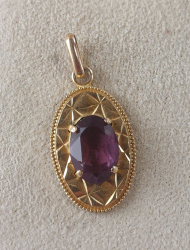 Ancien pendentif pierre - ancien, pendentif,