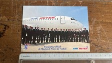 Carte Air Inter Equipe De Foot France 1992 Transporteur Officiel