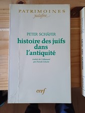 livre histoire des juifs dans l antiquite peter schafer