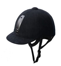 Cap Équitation TATTINI Pro En Velours Noir