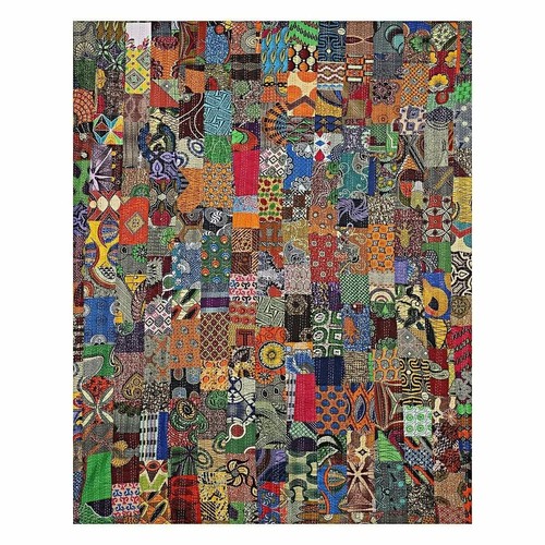 Couette indienne patchwork - en,