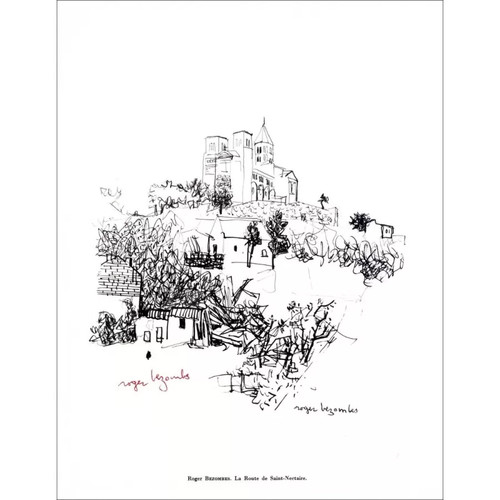 Bezombes roger lithographie - roger,