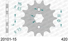 Pignon Afam 20101-15 Pas 420