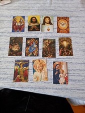 Lot de 11 Images Pieuses