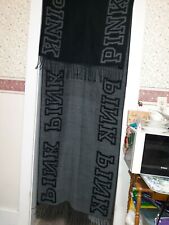 VICTORIA'S SECRET PINK REVERSIBLE THROW SCARF DOOR HANGING CHAIR COUCH BLANKET