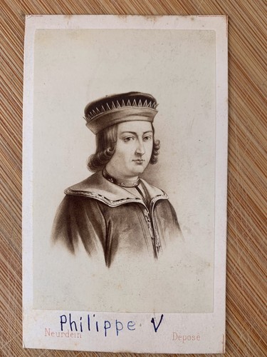 Photo carte cdv 1860 - carte, portrait