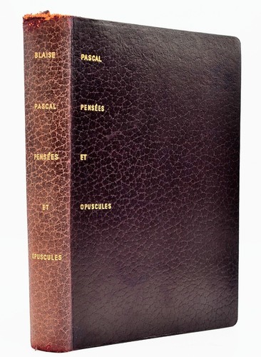 Blaise pascal pensees - :, et