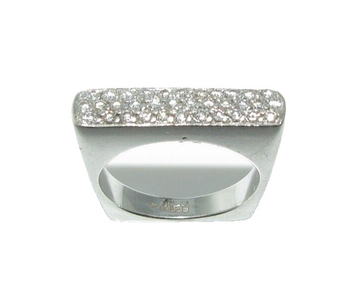 Bague moderne blanc - bague, 9