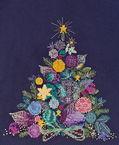 Kit broderie point croix - de,