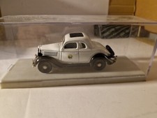 Ford Coupé 1935 Police Rextoys Blanche Sans Son Carton