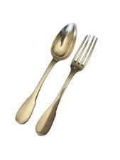 COUVERT ARGENT MASSIF  POINÇON VIEILLARD 138,5 Grs / ARGENTERIE ANCIENNE