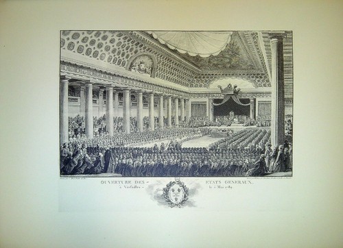Gravure ouverture des états - gravure,