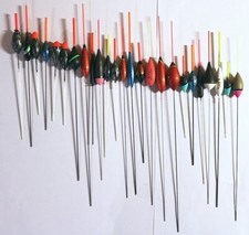 Lot de 25 flotteurs pour la peche au coup