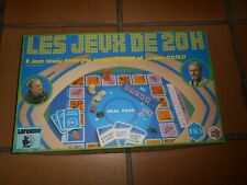 Ancien jeu de société ORLI Jouet  "Les Jeux de 20 h " années 70/80