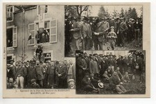 MALROY  Haute Marne CPA 52 carte 3 vues fete du syndicat du Bassigny en 1907