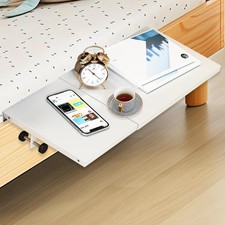 Étagère de Chevet pour Lit, Table de Chevet Amovible, Plateau de Chevet, Orga...