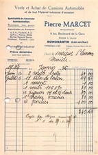 1935 VENTE ET ACHAT DE CAMIONS AUTOMOBILE ET DE TOUT MATERIEL INDUSTRIEL D OC