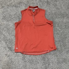 Adidas Golf Vest Mens XL Red