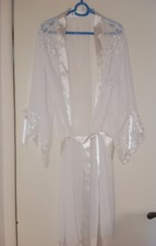 Robe de chambre peignoir blanc