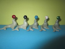 Figurine starlux  cirque lot 5 otaries