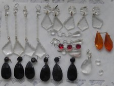 lot pampilles divers verre et