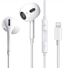 Mayaxess USB C Wired Earphones with Integrated Control Button, White