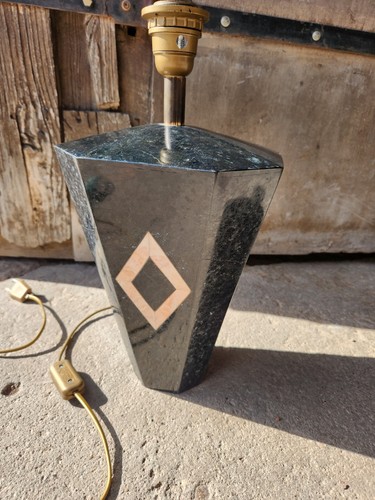 Ancien pied lampe marbre - en,