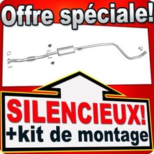 Silencieux Intermédiaire pour FIAT TIPO II 1.4 16V 95CH 2015-2020 échappement