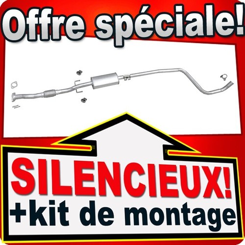 Silencieux intermédiaire pour - intermédiaire,
