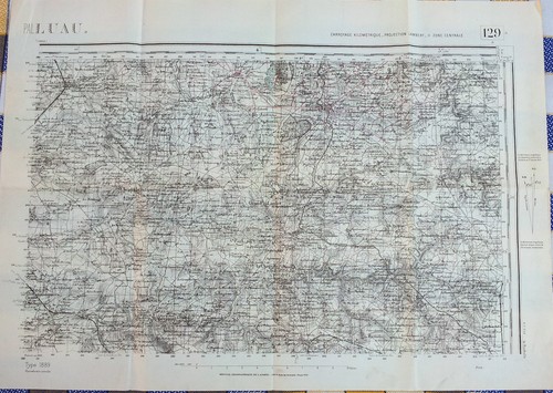 Ancienne carte bretagne - carte,