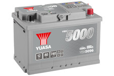 Batterie Yuasa YBX5096 conventionnelles Hautes performances 12 V 80 AH 740 AMPS