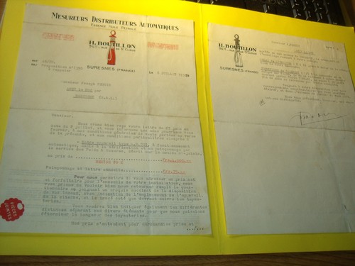 Lettres epoque 1932 entre - lettres,